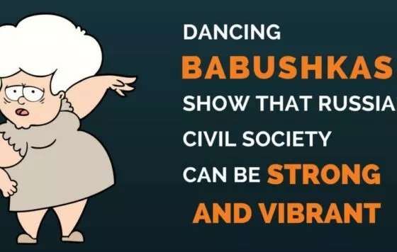 Russian grannies join viral dance movement