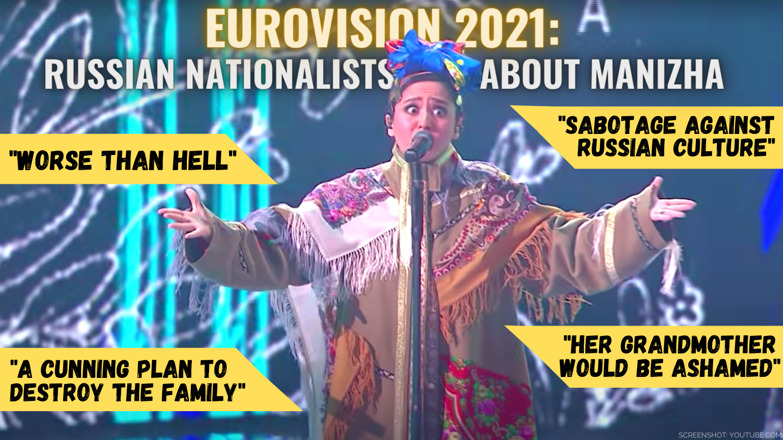 Disinformation about Russian singer Manizha, Eurovision 2021