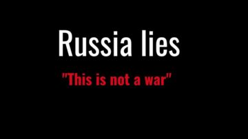 <strong class='ep-highlight'>Russia</strong> Lies. &quot;This is not a war&quot;